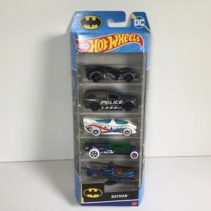 Batimóvil Baticóptero Hot Wheels Batman Paquete de 5 Nuevo inc Arkham Asylum - Imagen 1 de 6