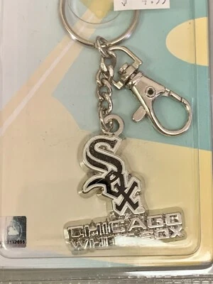Chicago White Sox MLB Baseball Decorative Key Ring Fan Souvenir Sealed PSG - Image 1 of 4