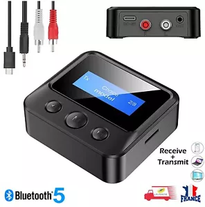 2 in 1 Bluetooth Sender und Empfänger mit LCD Display und TF Karte + 3,5MM RCA - Bild 1 von 8