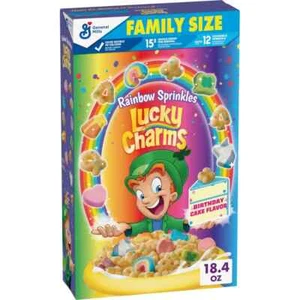 Glücksbringer Regenbogen Streusel Müsli mit Marshmallows, Familiengröße, 18,4 oz - Bild 1 von 1