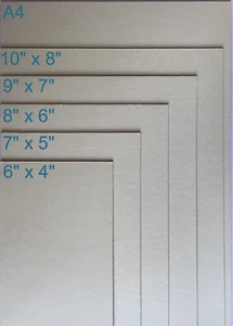  3 x SELBSTKLEBENDE PLATTEN IN SECHS GRÖSSEN - A4 10x8"" 9x7"" 8x6"" 7x5"" 6x4"" - klebrig! - Bild 1 von 6