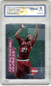 Marcus Camby 1996 Collectors Edge ROOKIE RAGE PINK RC #7 WCG 10 GEM MINT