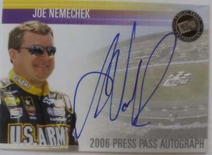 Joe Nemechek signed racing card - Picture 1 of 3