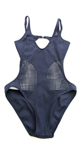Traje de baño Vilebrequin para mujer azul medio de una pieza elástico trikini punto de natación - Imagen 1 de 7