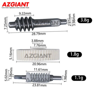Side Mirror Electric Folding Motor Gears Kit For 2011-2012 Infiniti G25 2.5L V6 Foto 1 de 4