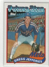 1989 Topps Baseball #233 Gregg Jefferies Rookie Card RC Mets