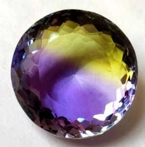 AAA+ Ametrino Grande 84,00 Ct. Piedra preciosa suelta bicolor corte redondo @ venta de Navidad - Imagen 1 de 7