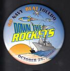 Navy Midshipmen 3" Stadium Souvenir Button Down the Toledo Rockets 2000