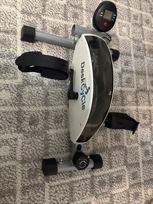 DeskCycle FBA_TT-DSC Under Desk Bike Pedal Trainer - White - Image 1 of 4