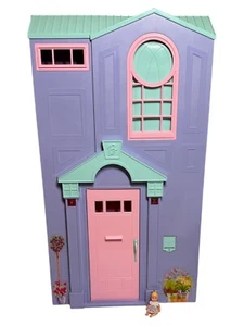 Mattel Barbie 2002 Talking Townhouse Dreamhouse Fold ungetestet (lesen) mit Krissy! - Bild 1 von 10
