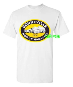 Camiseta Bonneville Salt Flats 1951 Hot Rod Drag Racing Race Way Drag Strip Retro - Imagen 1 de 3