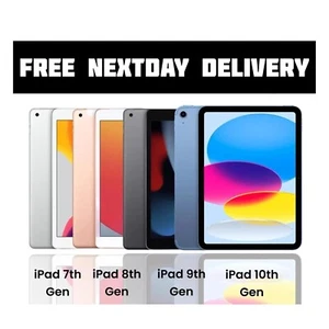 Apple iPad 6th / 7th / 8th / 9th / 10th Gen | Wi-Fi Only | 32GB / 64GB / 128G - Picture 1 of 17