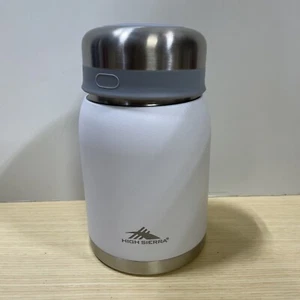 High Sierra Insulated THERMO Stainless Steel Food Jar White 24oz - Picture 1 of 3