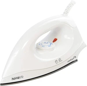 1200W HIERRO SECO BLANCO HOMELIFE CORAL X-15 CON SUELA ANTIADHERENTE LLOYTRON NUEVO EN CAJA - Imagen 1 de 4