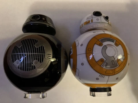 BB-8 & BB-9E Models From Sphero Retail Display - NO MOVING PARTS - 4” Tall Cover