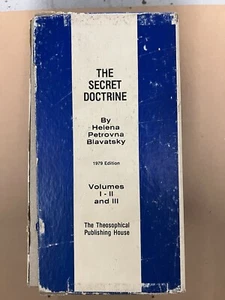 H P Blavatsky Collected Writings The Secret Doctrine Vols I-III Box Set 1979 Edi - Picture 1 of 8