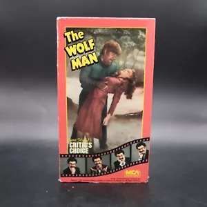 The Wolf Man VHS 1987 MCA Home Video Lon Chaney Jr Universal Studios Horror - Picture 1 of 7