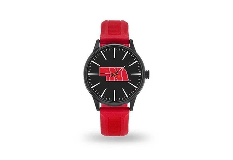 Nebraska Cornhuskers Men's Sports Watch - Cheer [NEW] NCAA Jewelry Wrist Clock Cover