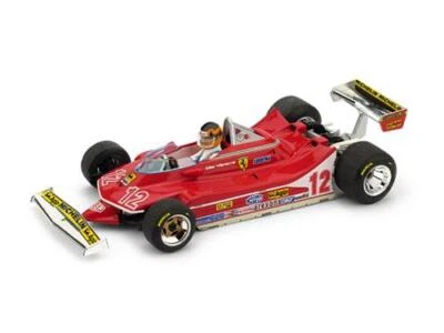 1:43 Brumm Ferrari 312 T4 Gp Francia 1979 Gilles Villeneuve #12 + Pilota R512-CH - Immagine 1 di 2