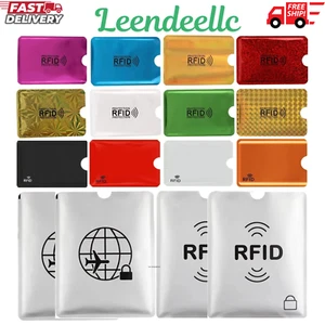 16 RFID Blocking Sleeves Set (12 Colorful Credit Card Protector RFID Blocking - Picture 1 of 8