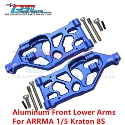 GPM Aluminum Front Lower Arms For ARRMA 1/5 Kraton 8S ARA330589 RC Parts US - Image 1 of 4