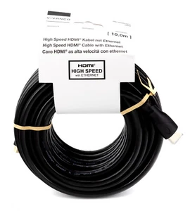 Vivanco High Speed HDMI 10m Kabel Ethernet HDR UHD FULL HD 3D TV 4K PS3 PS4 003 - Bild 1 von 1