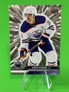 ❄️❄️2023-24 Upper Deck Series 1 #68 Zach Hyman Outburst Silver, Oilers!!❄️❄️