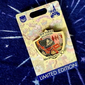 Walt Disney World 50th Anniversary Attraction Crest Pin - Mr Toad's Wild Ride - Picture 1 of 1