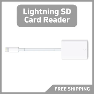 TAFIQ - Lightning to SD Card Reader Camera Adaptor iPhone iPAD Card Reader - Foto 1 di 5