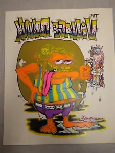 Village Drunk Monster Cucaracha De Colección Hierro En Transferencia Raro - Imagen 1 de 2