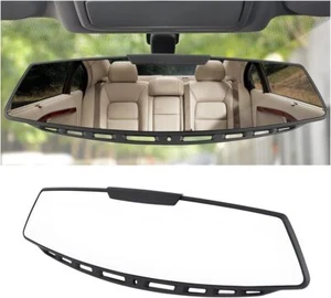 Espejos retrovisores de coche, espejo retrovisor panorámico interior con clip para negro  - Imagen 1 de 6