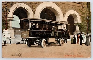 Toronto ON CA Come abbiamo visto questo posto ~ pullman imperiale ~ autobus turistico con Surrey in cima ~ 1910 - Foto 1 di 2
