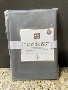 Parche de béisbol Pottery Barn gris adolescente simulado estándar de las Grandes Ligas SIN PARCHE LISO - Imagen 1 de 1