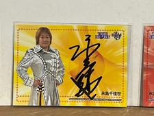 Chikayo Nagashima 2017 BBM True Heart Woman's Pro Wrestling Autograph #/95 SP