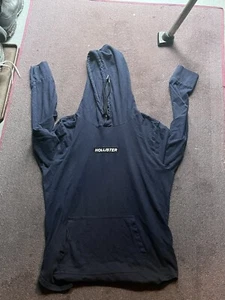 Hollister Herren Sweatshirt Pullover Gr. L dunkelblau - Bild 1 von 2