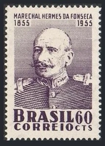 Brazil 824 block/4, MNH. Michel 880. Marshal Hermes da Fonseca, 1855-1923. 1955. - Picture 1 of 1
