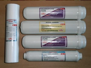 KIT MEDIO 5 FILTRI UNIVERSALI DEPURATORE ACQUA PURIFICATORE OSMOSI INVERSA NEW!  - Foto 1 di 1