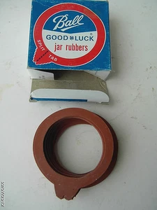 Vintage-1975-BALL-Good Luck-Jar Rubbers 12- Regular jar rubbers-1975- Unused - Picture 1 of 1