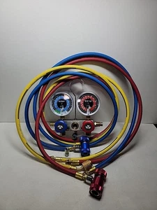 Mastercool 83272 R1234Yf Aluminum Manifold Gage Set - Foto 1 di 4