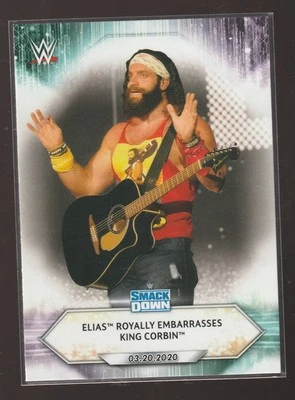 2021 Topps WWE #39 Elias Royally Embarrasses King Corbin - Image 1 of 2