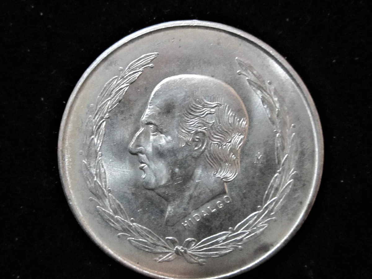 1953年 メキシコ 5ペソ イダルゴ・バイセンテニアル 1835 クラシック