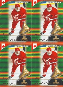Mike McBain 1994-95 Pinnacle Select Mexico Cup Rookie Card Lot (4) - Picture 1 of 1