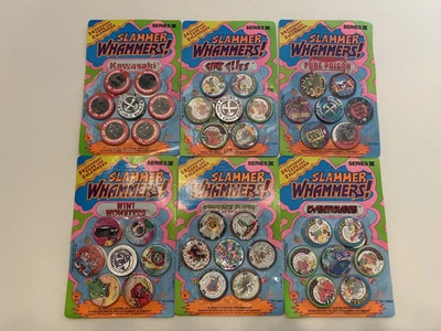 Lot Of 6 NOS Slammer Whammers Series III Imperial Toys 1994 Complete Set RARE - Image 1 of 4