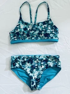 Athleta Girls Reversible Bikini size large (12)  - Picture 1 of 3