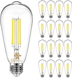 16 Pack Vintage LED Edison Bulbs, E26 Led Bulb 60W Equivalent, Dimmable Led Ligh - Picture 1 of 12