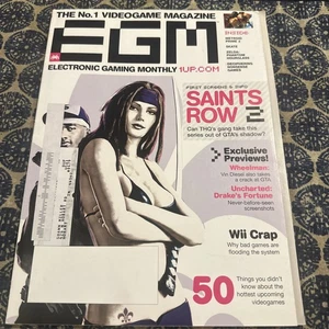 Electronic Gaming Monthly EGM November 2007 Issue #221 (Saints Row 2 Cover) - Picture 1 of 3