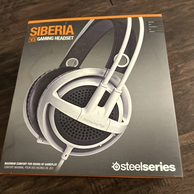 New In Box Unopened Steel Series Siberia V3 Gaming Headset PS4 Or Windows - Image 1 of 3