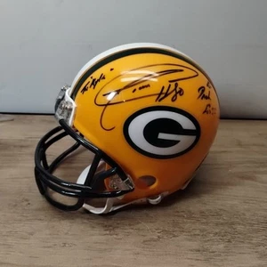 Packers Donald Driver #80 signierter Riddell Speed Mini Helm AUTO - Go Pack Go - Bild 1 von 7