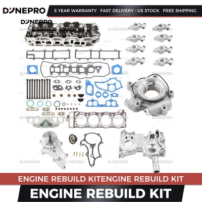 Kit de reconstrucción de motor de revisión 22RE 22REC para camioneta Toyota 4Runner 1985-19995 2,4 L Foto 1 de 4