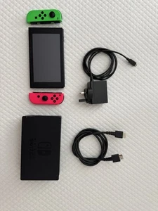 Nintendo Switch 32GB Console With 128GB Micro SD Card - Picture 1 of 8
